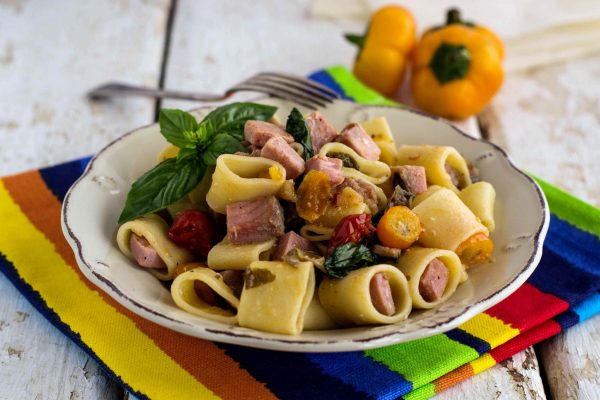 Ricetta in barca, pasta al profumo di mare