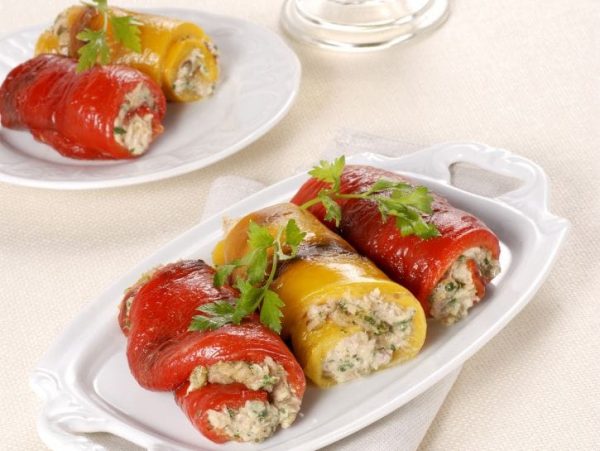 Ricetta in barca, involtini di peperoni