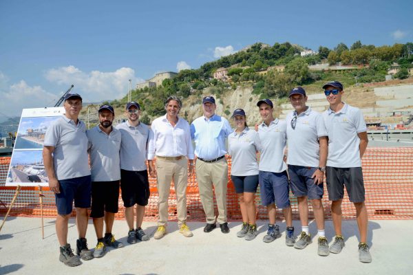 Cala del Forte, Ventimiglia - visita Principe Alberto di Monaco