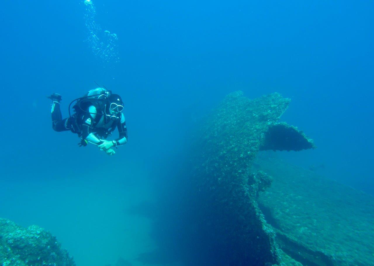 Penisola Calcidica - Kalamitsi wreck (2)