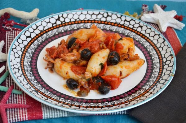 Preparare i Calamari alla mediterranea