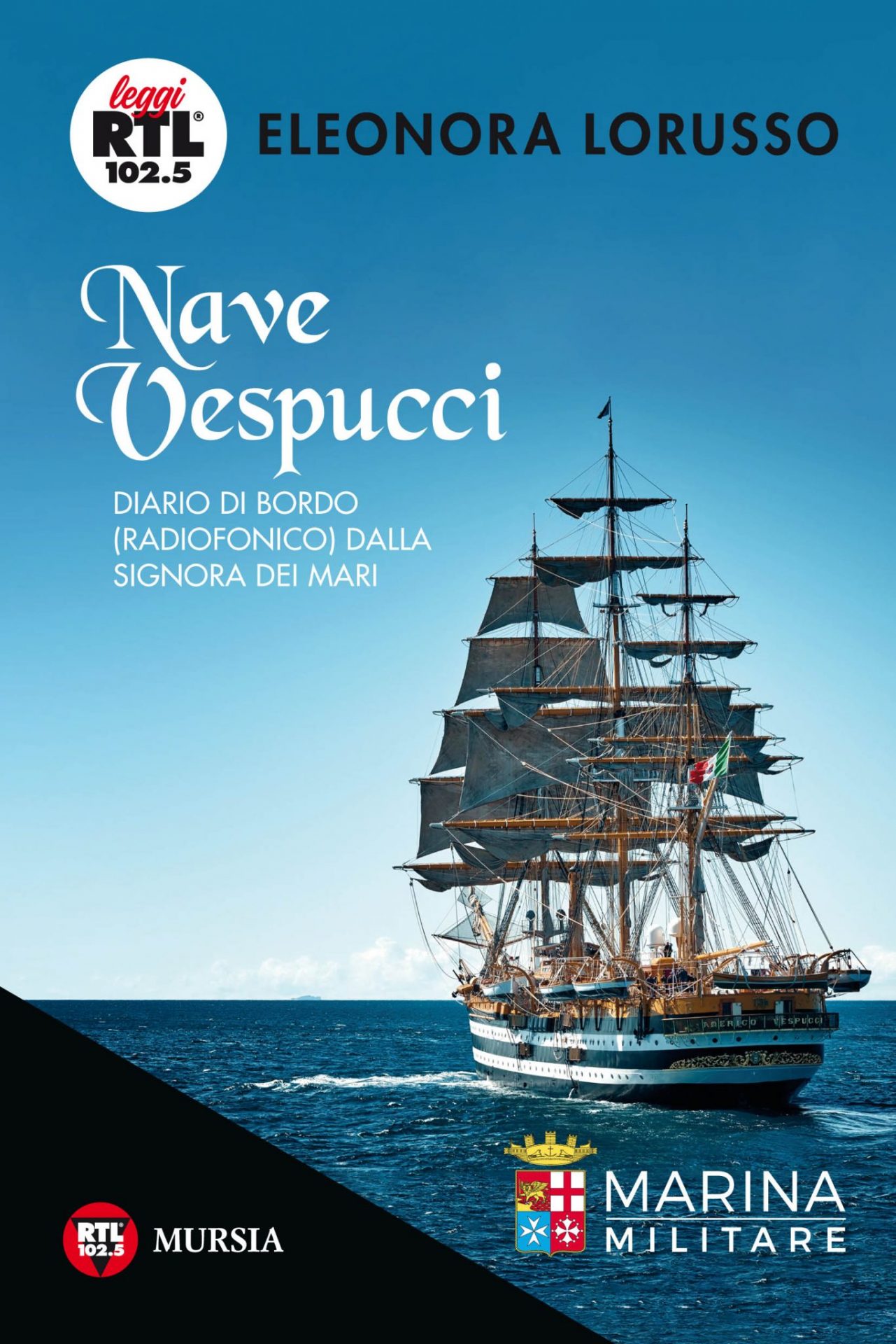 La copertina del libro "Nave Vespucci"