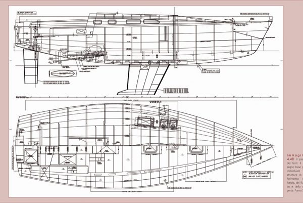 La Barca in alluminio. Uno dei tanti schemi all'interno