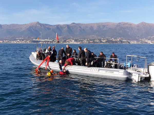 Il soccorso ai subacquei dispersi sul relitto della Haven