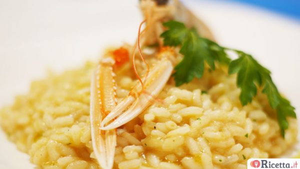 Risotto scampi ricetta