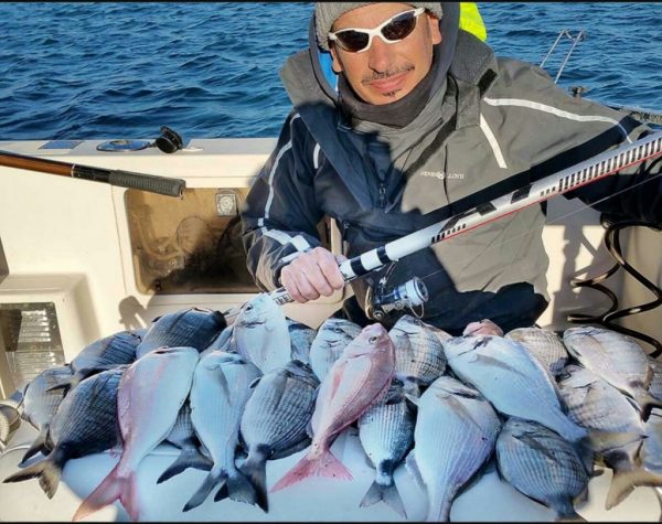 Fishing lessons with Liguria Nautica: Bolognese style fishing from a boat