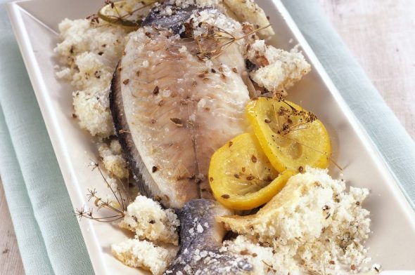 Bream in Salt with Citrus