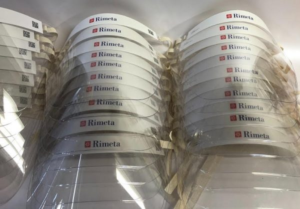 Le visiere Shield, prodotte da Rimeta