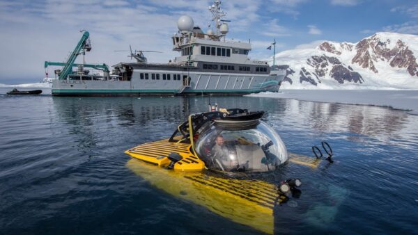spedizione dell'OceanX nell'Oceano Antartico