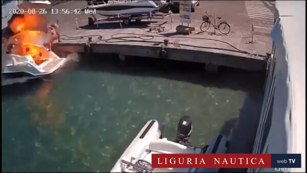 Boat explodes after refuelling in the port of Ponza: three injured