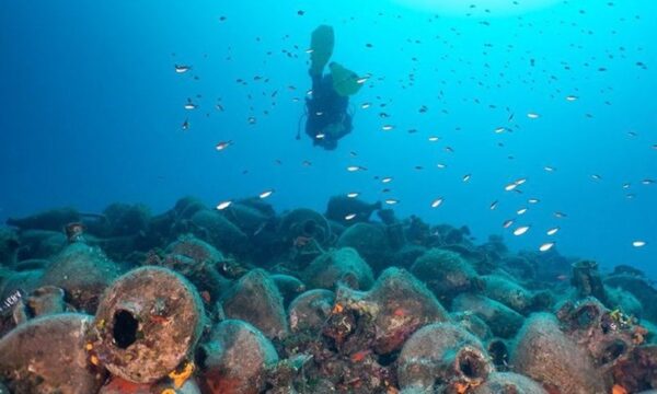 relitto nave di Peristera (foto del ministero della Cultura greco)