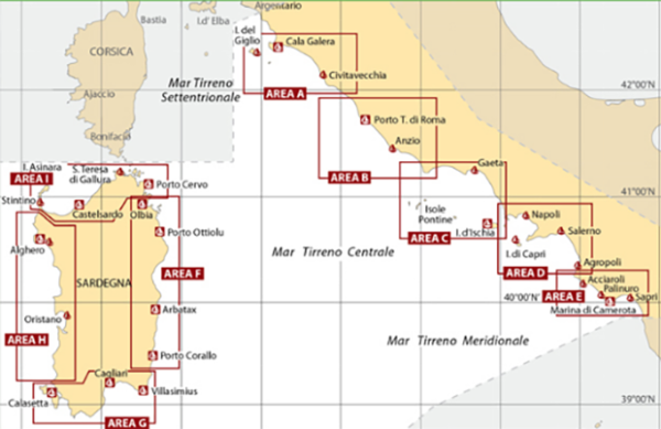 I Portolani cartografici del Frangente si aggiornano: nuova edizione per Sud Tirreno e Sardegna