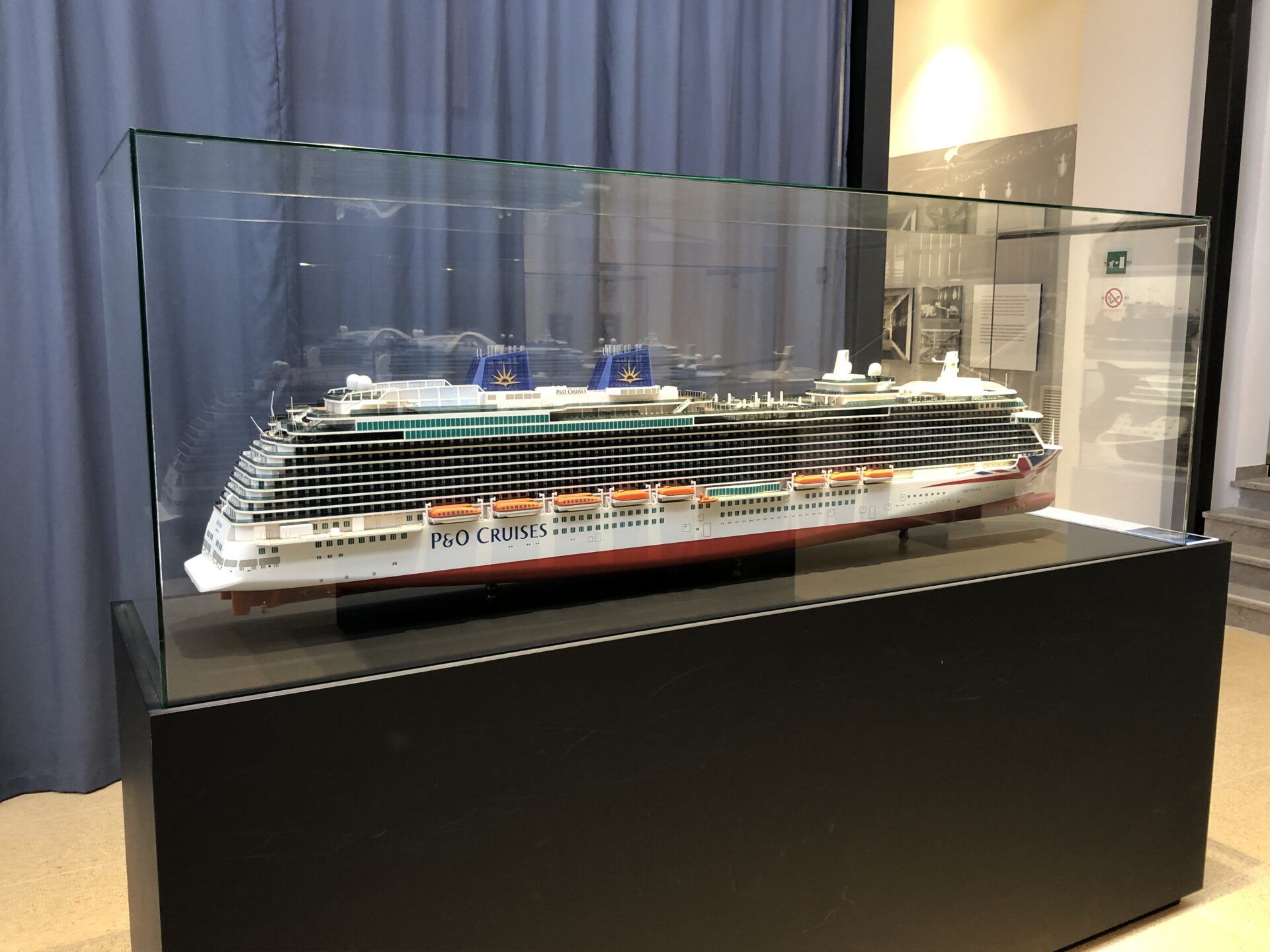 Modello nave da crociera Museo Cantieristica