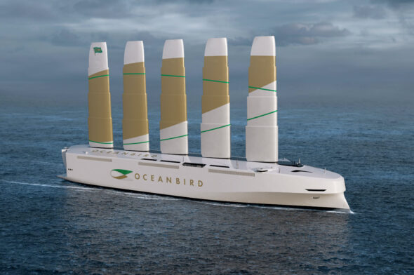Oceanbird, the first sailing cargo vessel in the world