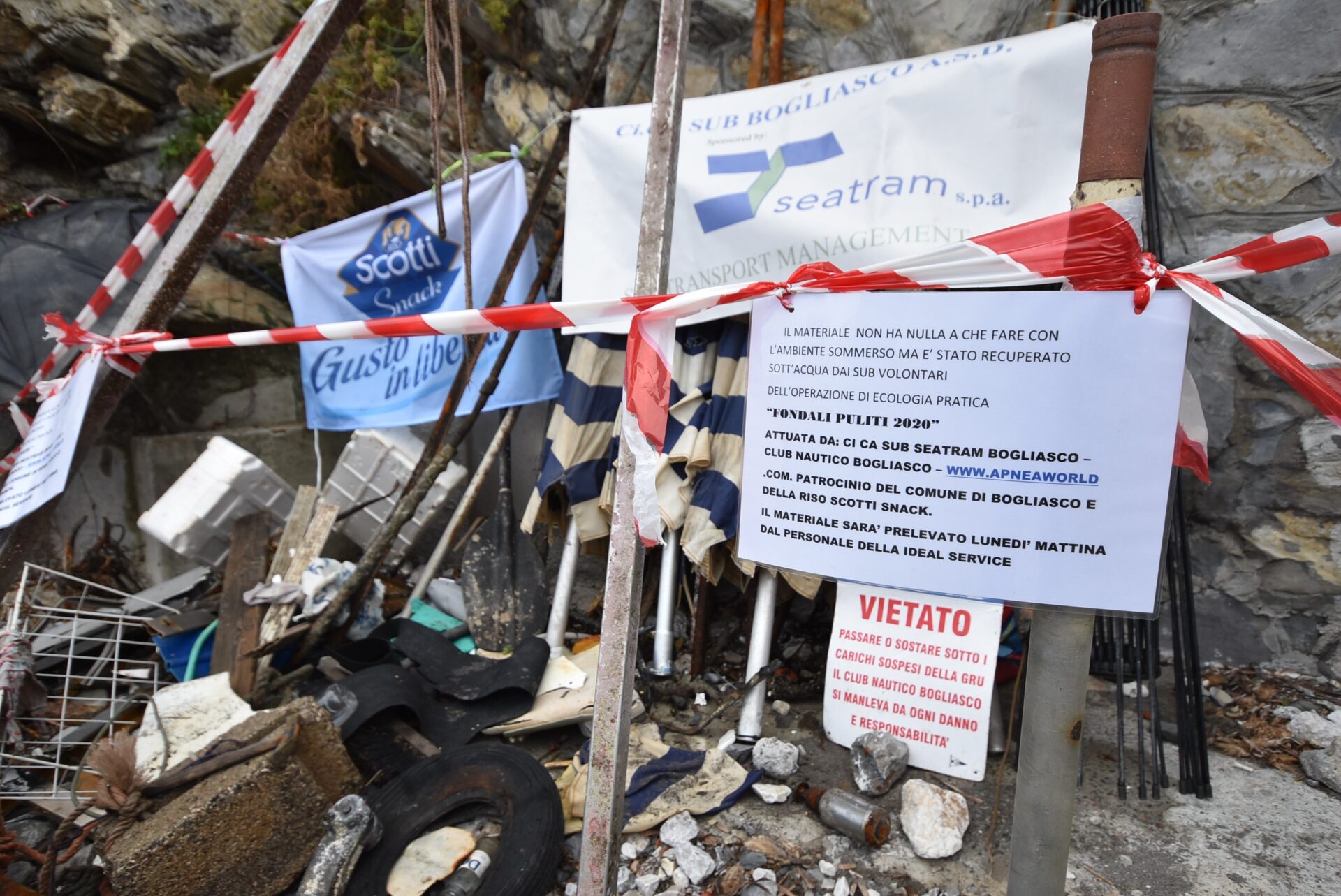 Fondali Puliti 2020 a Bogliasco