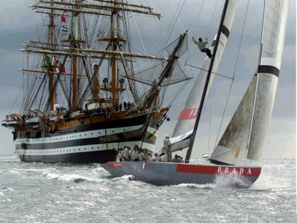 La nave scuola Amerigo Vespucci