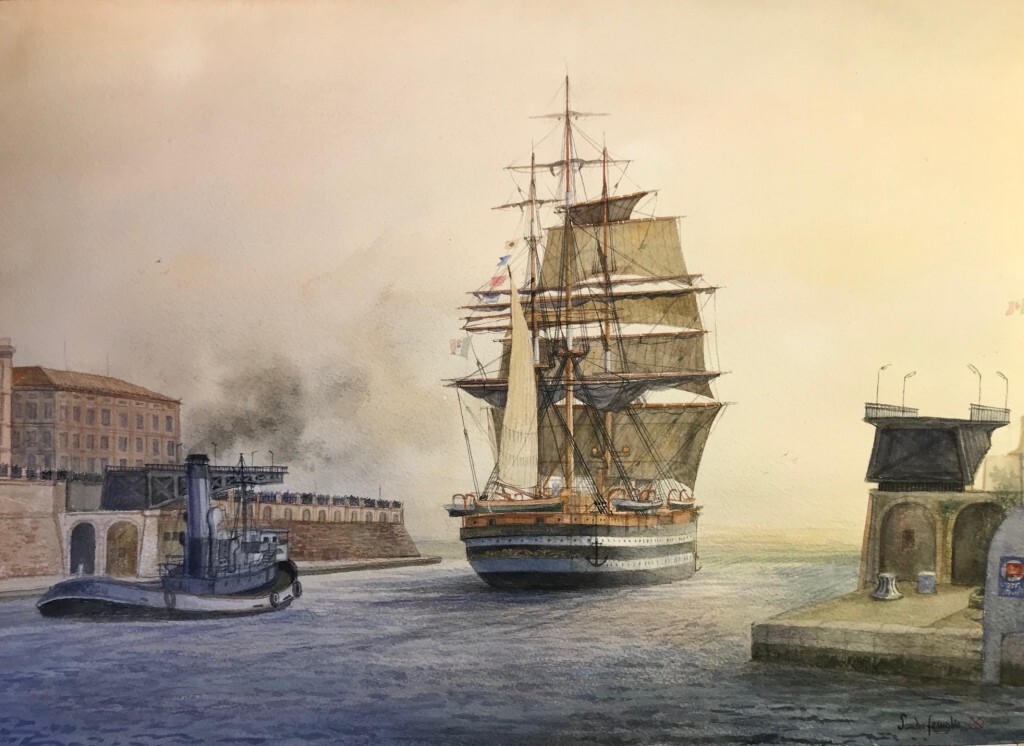 La nave scuola Amerigo Vespucci