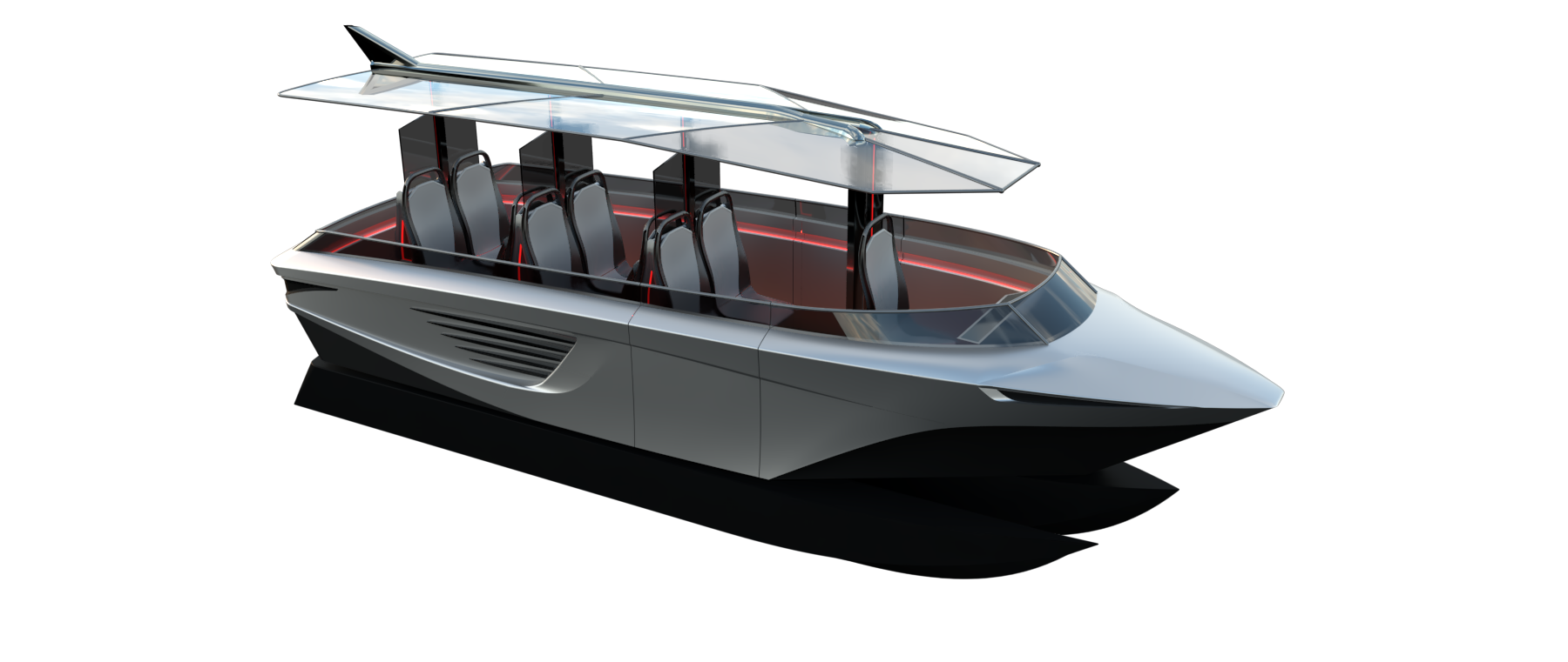 Verme Yacht Design, progetto GerrisBoats - Viste esterne