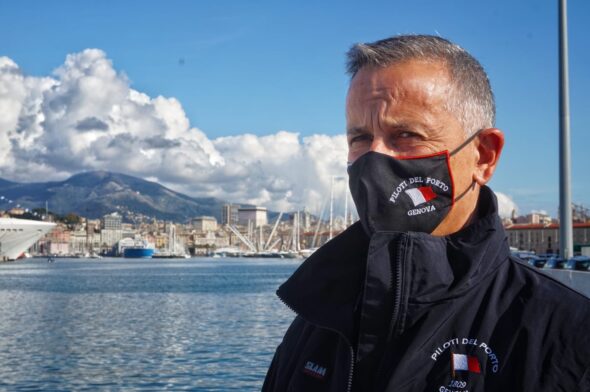 Il Capo Pilota del Porto di Genova, Danilo Fabricatore Irace spiega come funzionerà la nuova torre piloti