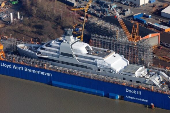 Abramovich has given himself a new 140-metre mega yacht. The cost? Half a billion
