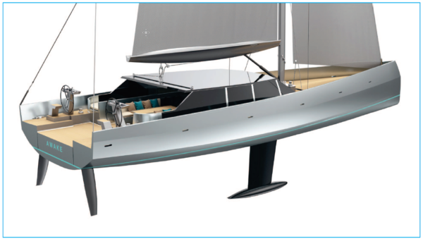 Awake, il progetto dello yacht a vela di Mostes