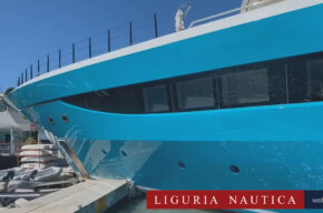 The mega yacht, “GO” crashes against a pier. The video