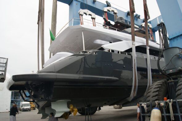 Amer Yachts: “With the Volvo Penta IPS there is less damage to the propellers and safer navigation”