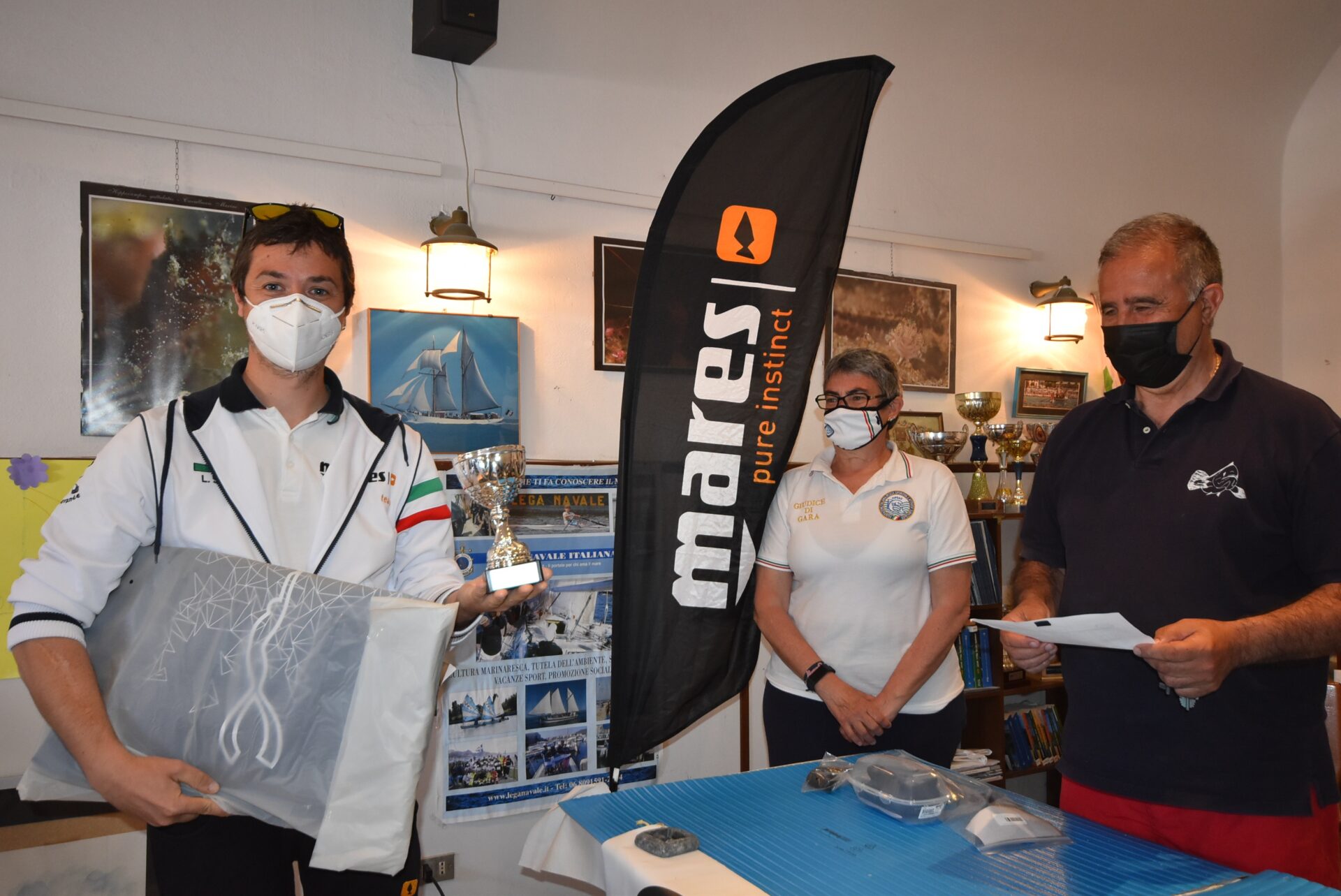 Sestri Levante, pesca subacquea in apnea - Luca Santi, 3° classificato