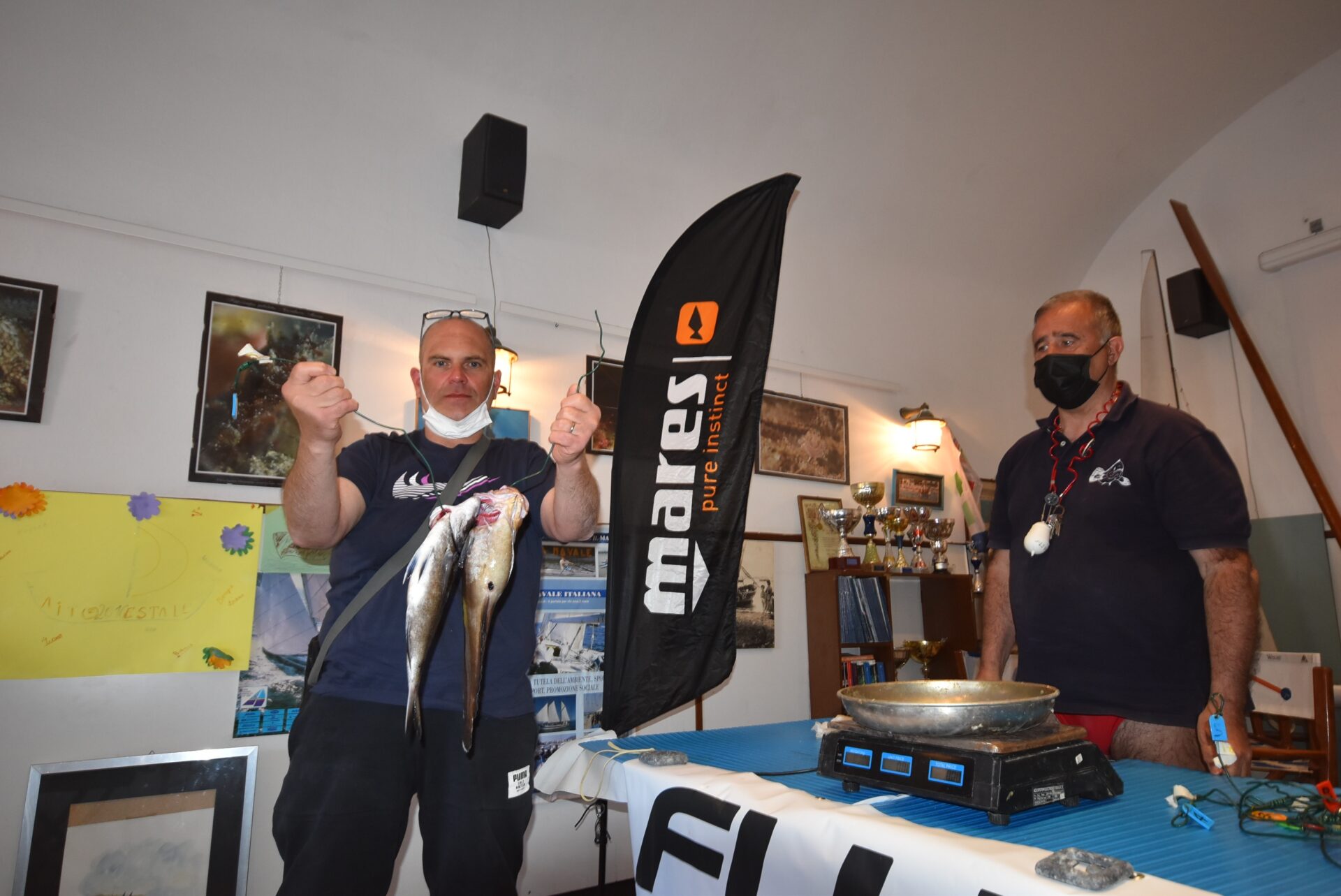 Sestri Levante, pesca subacquea in apnea - Paolo Robotti, 1° classificato