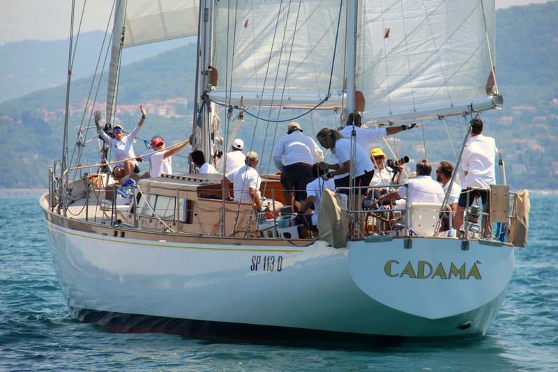 Le Vele d'Epoca nel Golfo - Cadamà (1971)_Foto Maccione