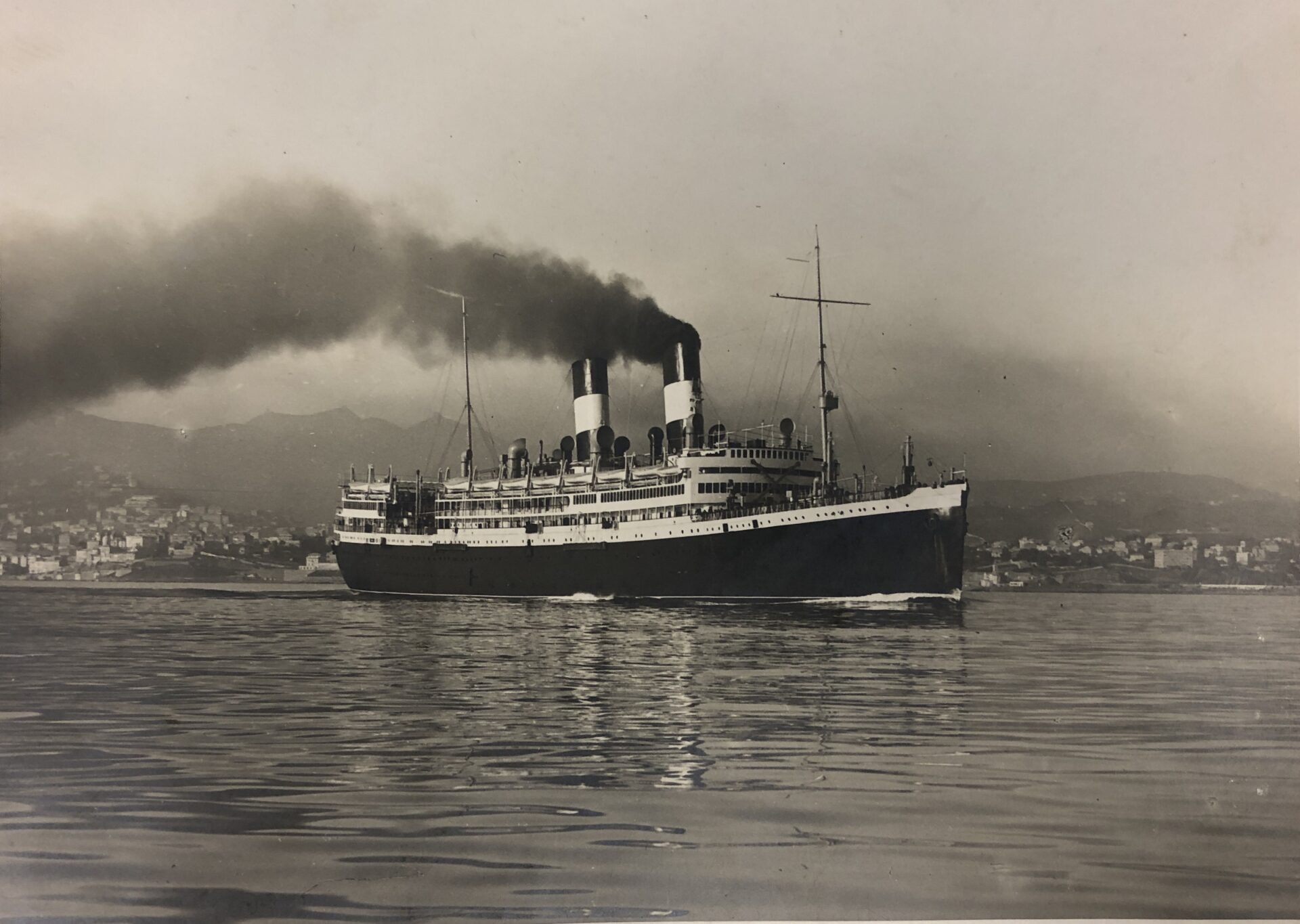 Transatlantico DUILIO. Fonte: Fondazione Ansaldo