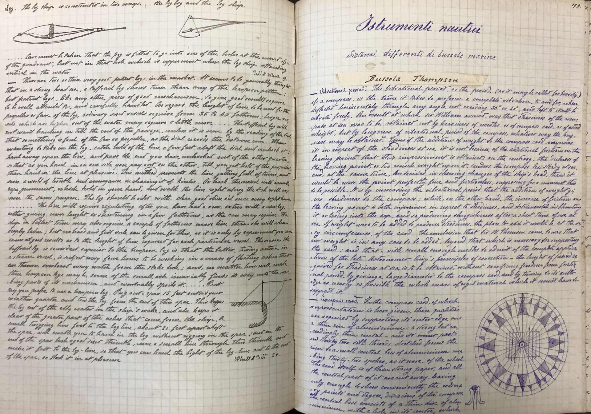 Manuale del marino - della nautica (1888). FONTE: Fondazione Ansaldo