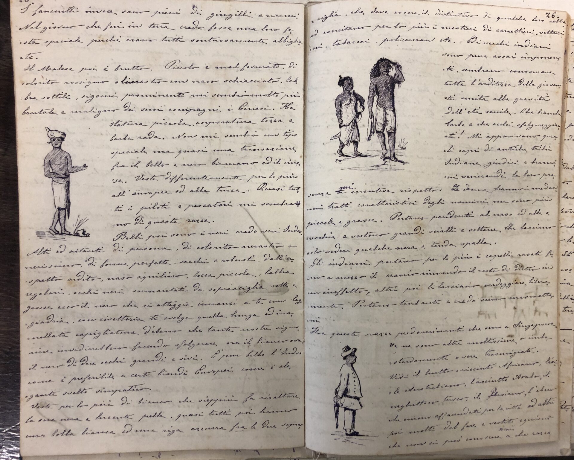 Indigeni dal viaggio alle Indie (1878) Francesco Gerolamo. FONTE: Fondazione Ansaldo