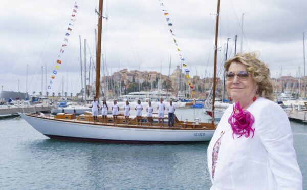 Diana Bracco dona la storica barca a vela in legno Beatrice al Comune di Imperia