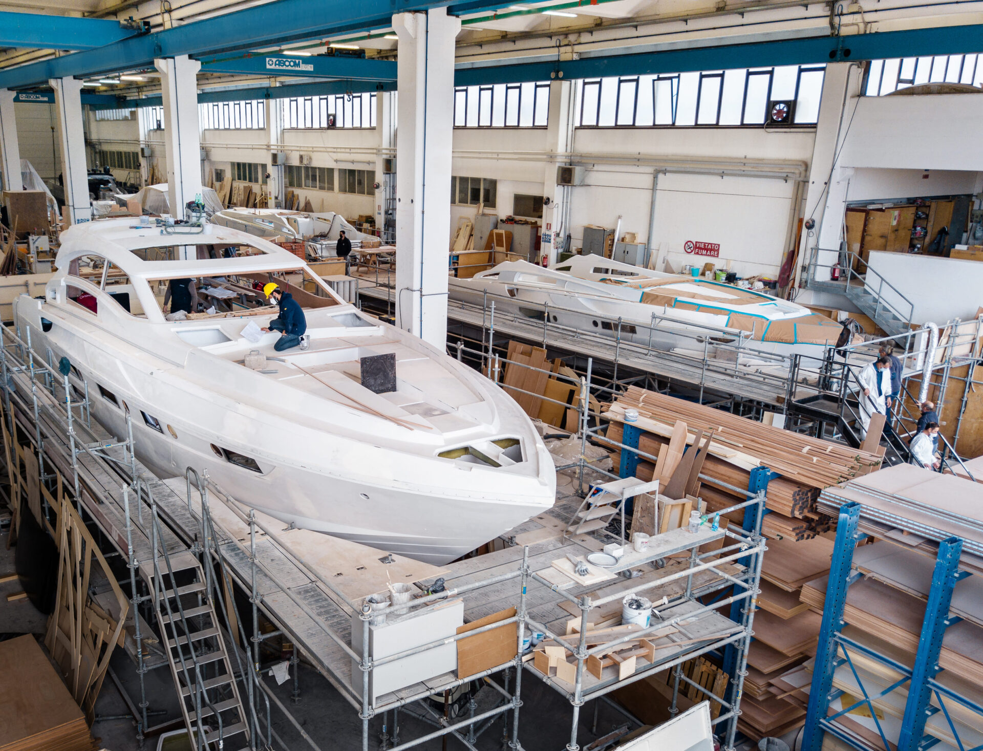 Rizzardi Yachts - reparto di produzione