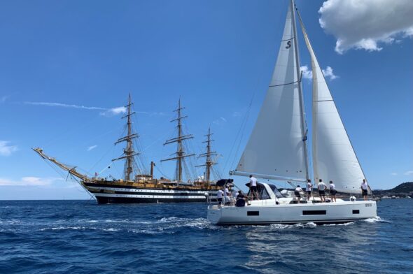 Nave Amerigo Vespucci in Costa Smeralda