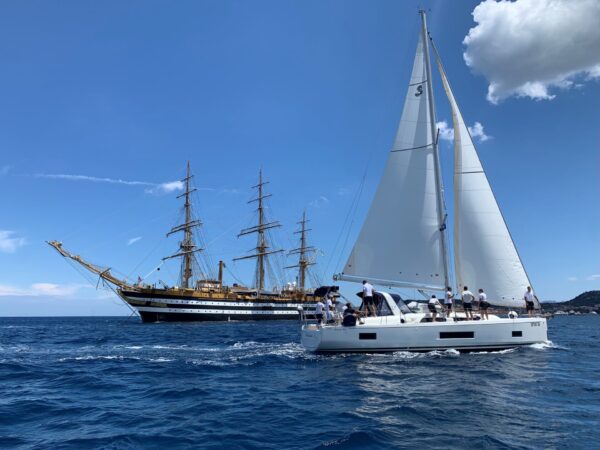 Nave Amerigo Vespucci in Costa Smeralda