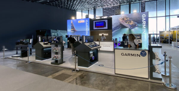 Garmin al Salone Nautico di Genova - stand Garmin