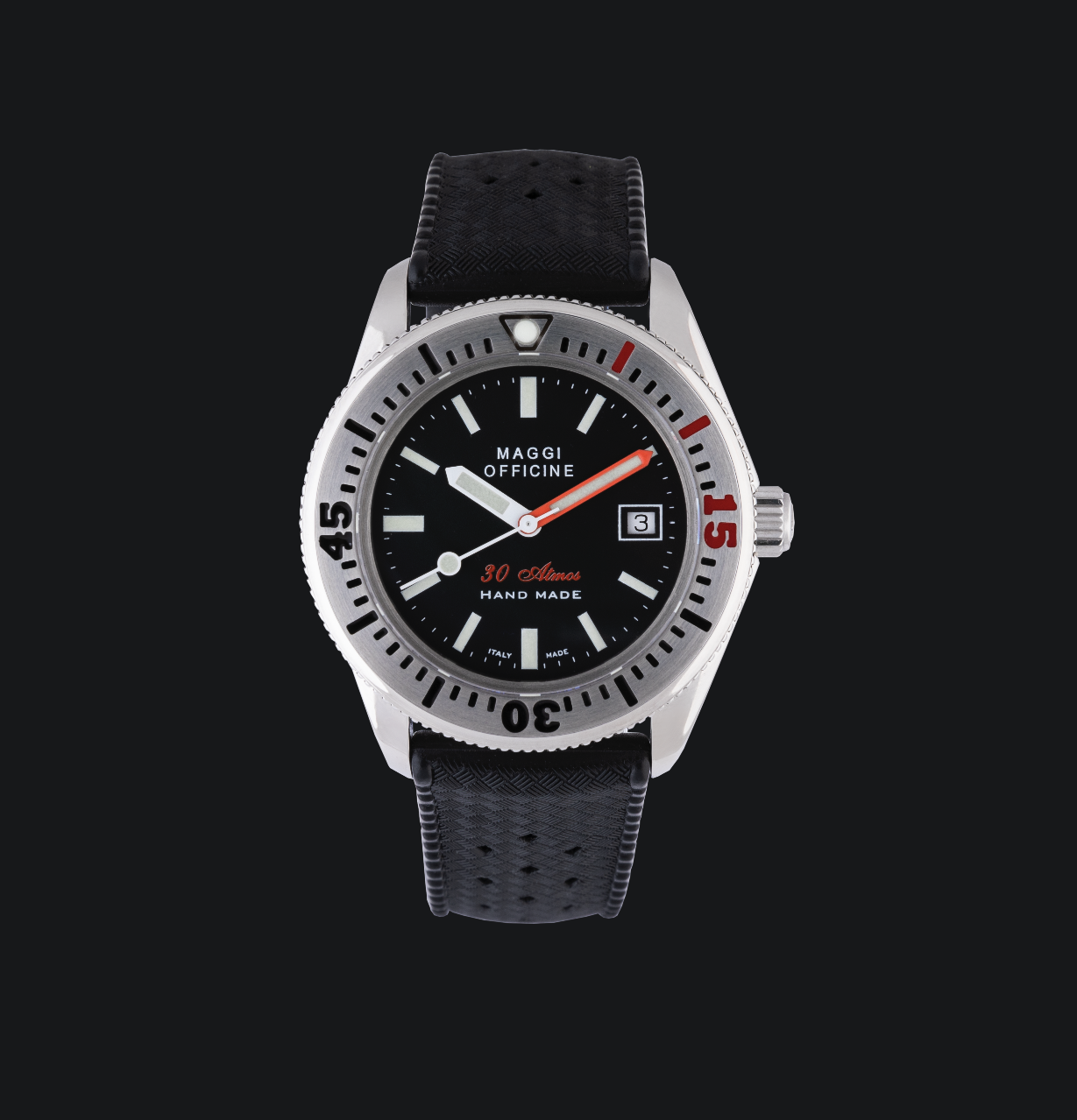 Orologio M1 cinturino nero Maggi Officine 