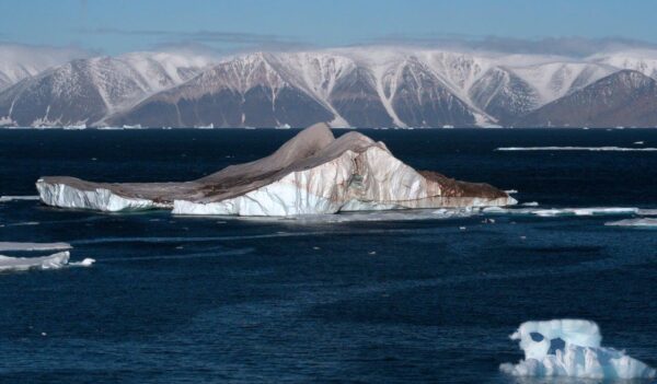 Oceano Artico ghiaccio marino - Icebergs_in_the_High_Arctic_-_20050907 wikipedia