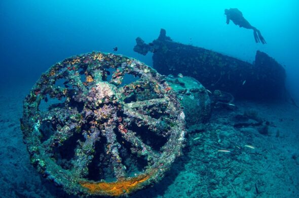 Gallipoli Historical Underwater Park - Directorate of gallipoli historic site handout by reuters