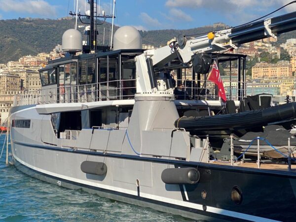 Il megayacht B3 a Genova: il video di Liguria Nautica