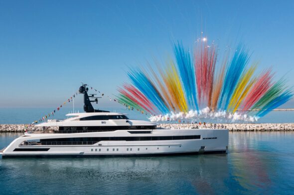 CRN launches the super yacht Rio: 62 metres of creativity, quality and tailoring
