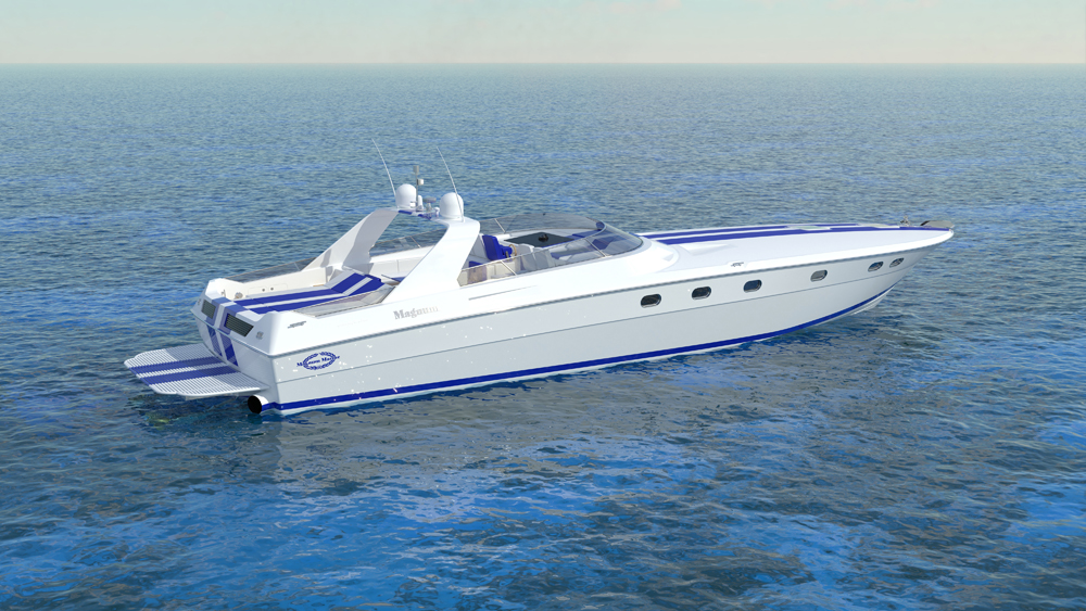 Magnum Marine 63 rendering