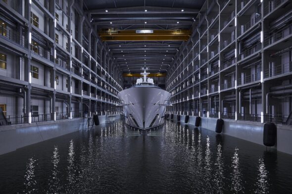 Jubilee nel dry dock - Oceanco Dry Dock