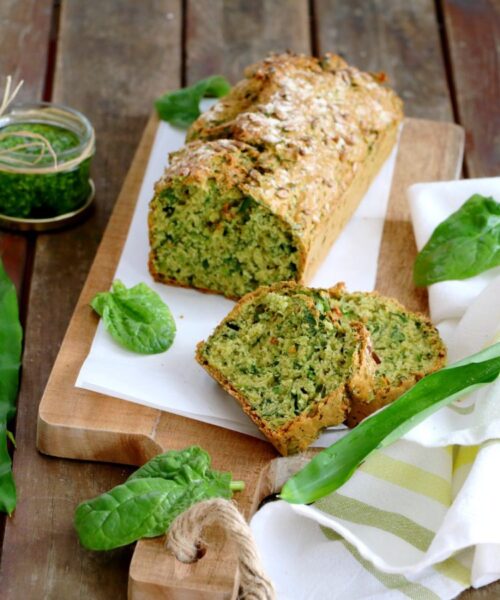 Plum-cake pesto alla genovese Sommariva