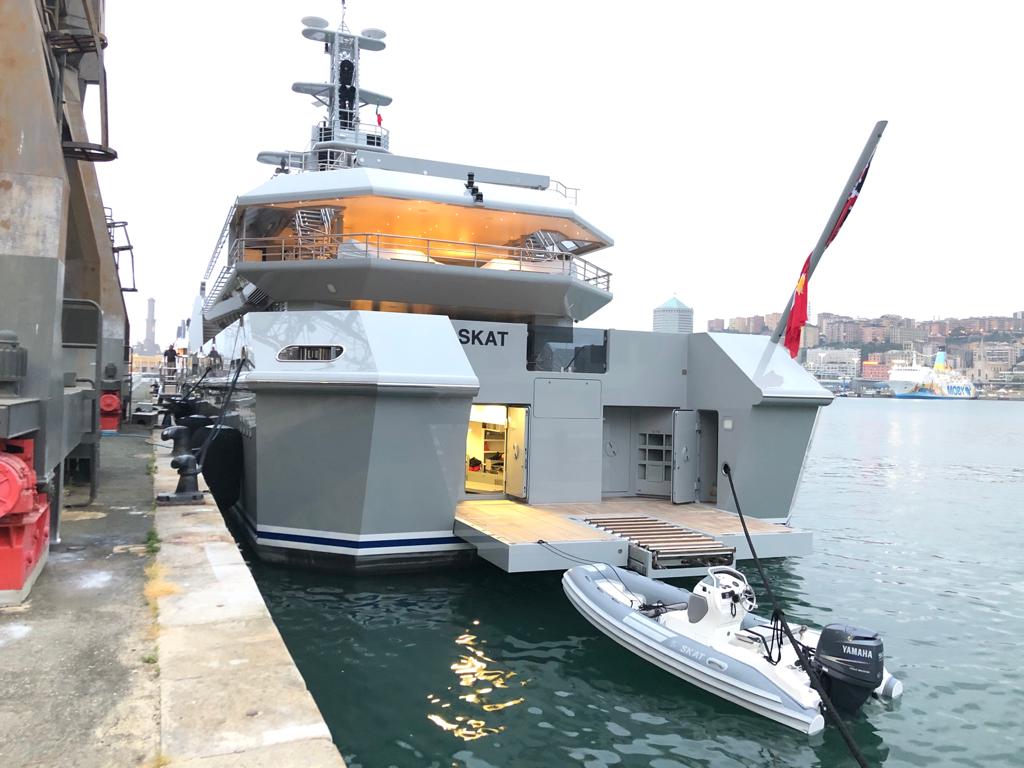 Il mega yacht SKAT a Genova