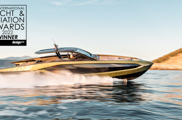 Tecnomar for Lamborghini 63 wins the International Yacht & Aviation Awards 2022