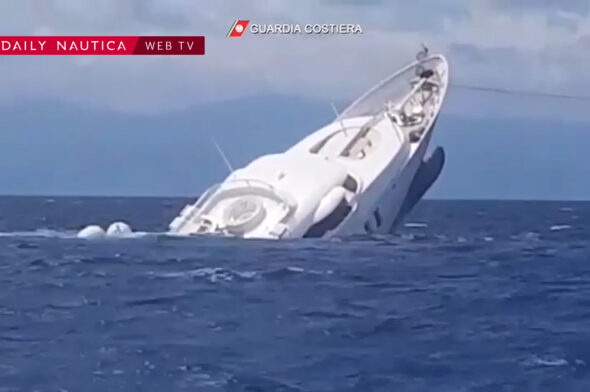 The megayacht, “Saga” sinks off of Catanzaro: rescue efforts failed