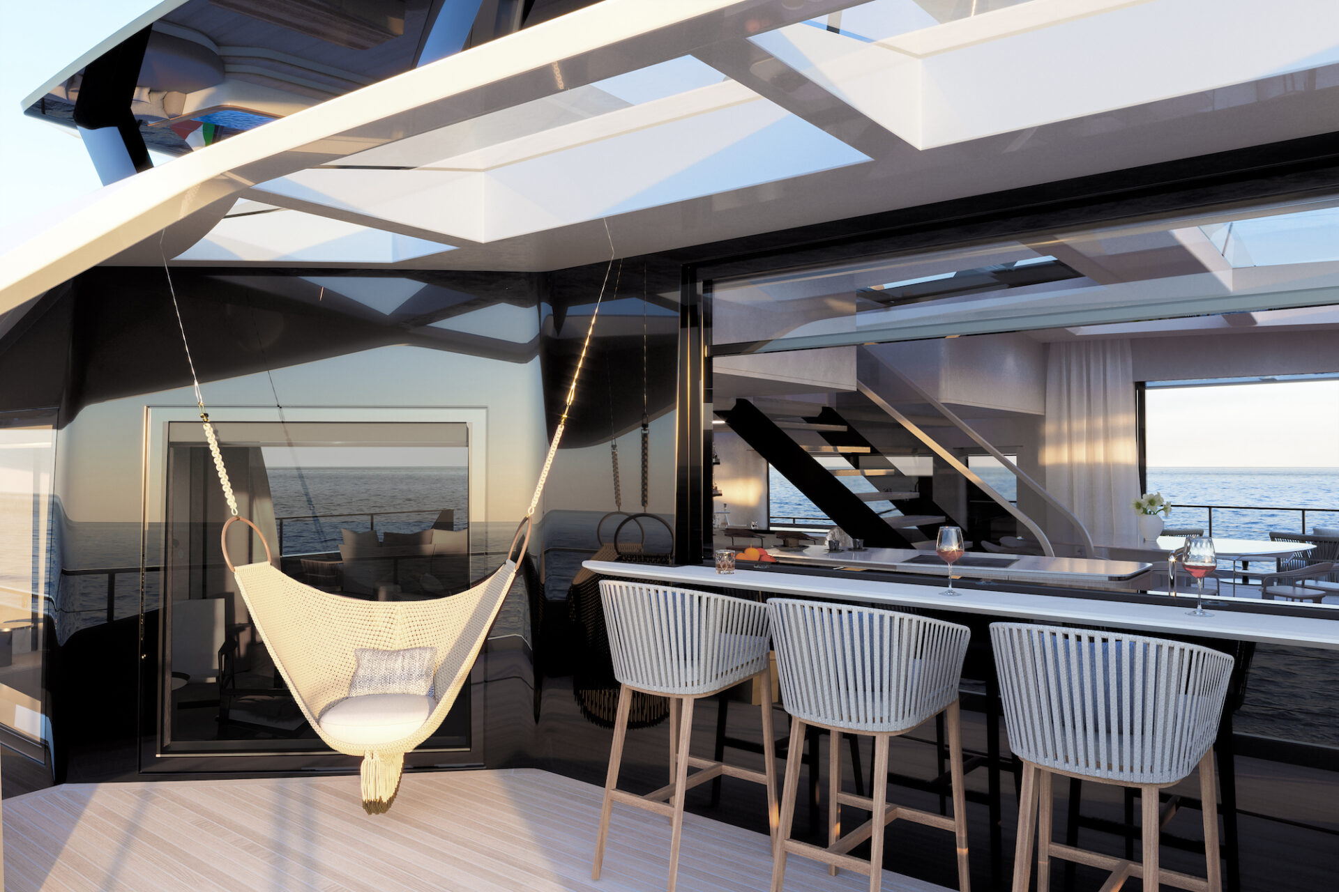 villa extra yachts bar